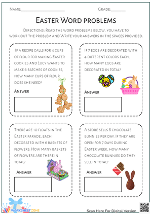 Easter Word problems