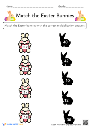 Match the Easter Bunnies
