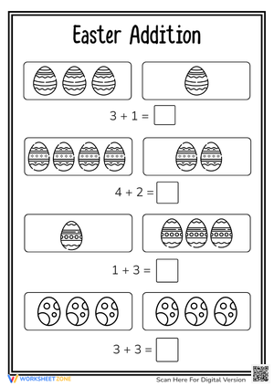 Easter Addition Practice