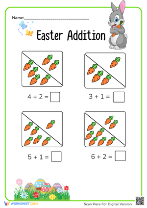 Easter Addition Practice