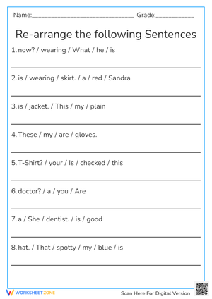 Ms. Mariam ESL Worksheet