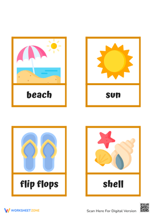 Summer - Vocabulary Cards