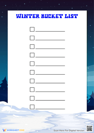 Winter bucket list