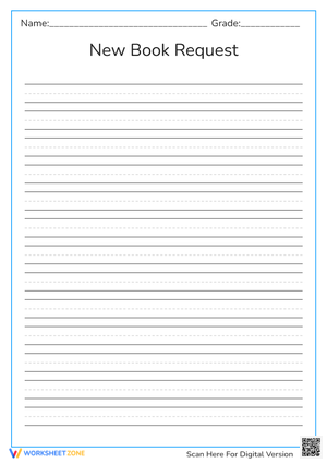 New Book Request Form