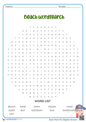Tennis Strokes Word Search