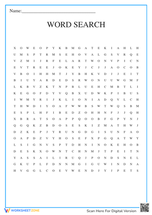 2ND GRADE WORD SEARCH
