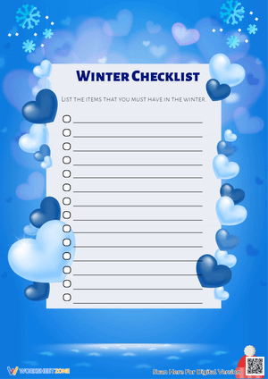 Winter Checklist