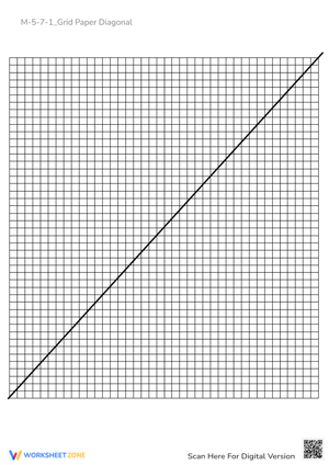 Diagonal Line Grid Paper - Printable Geometry & Graphing Tool