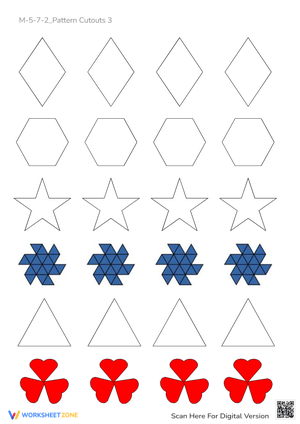 Shape Cutting Practice - Preschool & Kindergarten Skills Fun!