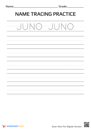 Tracing 'JUNO' Name