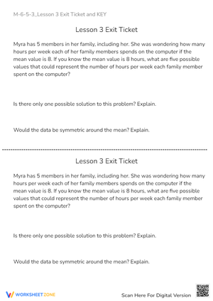 M-6-5-3_Lesson 3 Exit Ticket and KEY