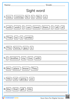 sight words 