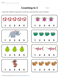 Counting and Number Recognition Questionnaire