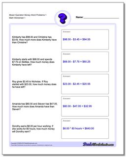Solve Addition & Subtraction Word Problems