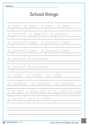 school things