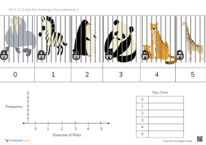 Animals Probability: Roll & Tally - Set the Animals Free!
