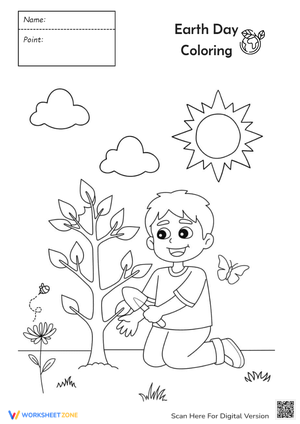 Creative Earth Day Coloring Pages for Kids