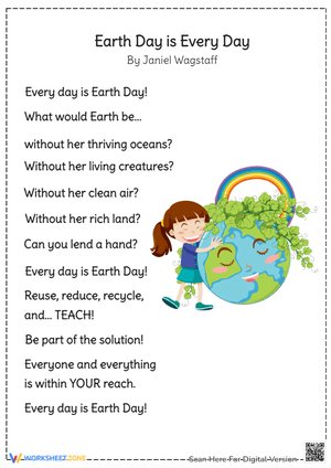 Earth Day Poem: Every Day is Earth Day