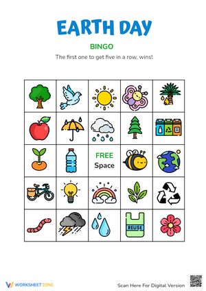 Engaging Earth Day Bingo Card for Environmental Awareness