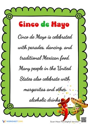 Cinco de Mayo Reading Comprehension