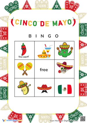 Cinco de Mayo: Themed Bingo Game Fun