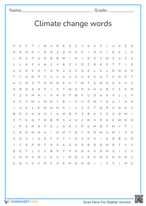 Climate change crossword puzzle