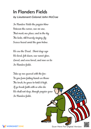 Simple Memorial Day Poem for Children