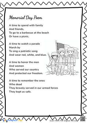 Heartfelt Memorial Day Poem for Students
