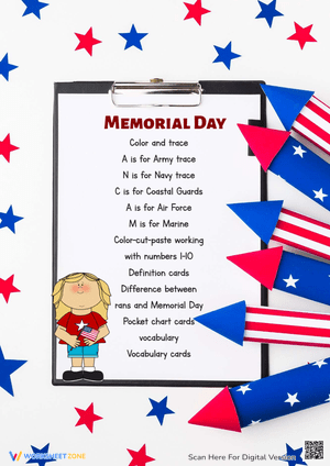 Reflective Memorial Day Poem for Children's Learning