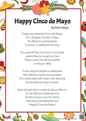 A Dress for Cinco de Mayo Coloring Page