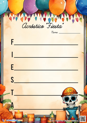 Acróstico "Fiesta"