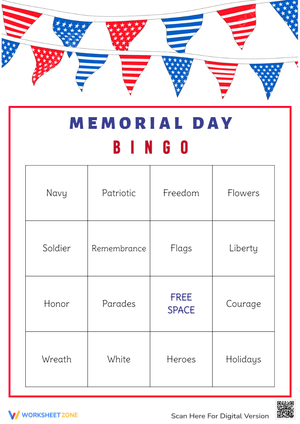 Engaging Memorial Day Bingo Game for All Ages