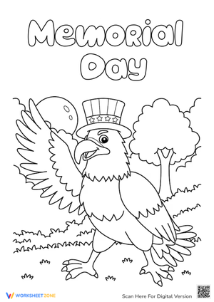Memorial Day Soldier Coloring Page for Remembrance