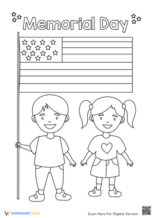 Remembering Service: Memorial Day Coloring Activity