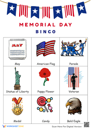 Memorial Day Bingo: An Engaging Holiday Game