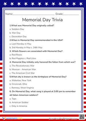 Memorial Day Trivia: Test Your Knowledge!