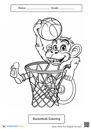 Basketball Coloring
