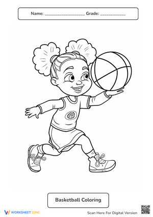 Basketball Coloring