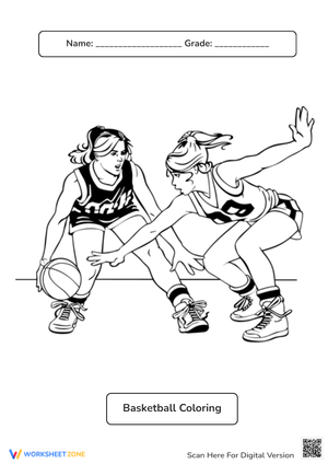 Basketball Coloring