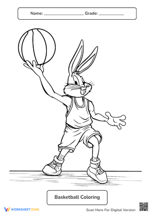 Basketball Coloring