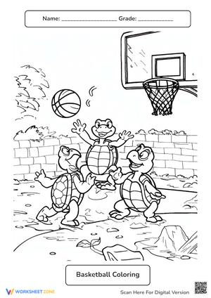 Basketball Coloring