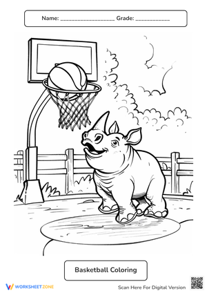 Basketball Coloring