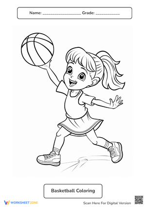 Basketball Coloring