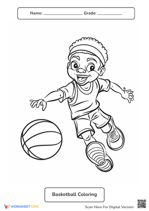 Basketball Coloring