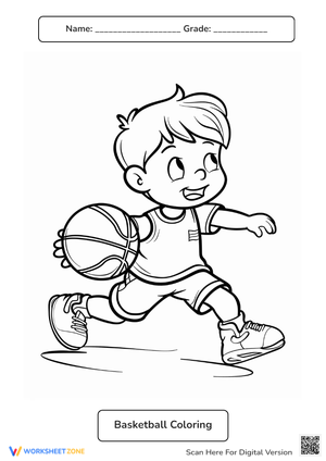Basketball Coloring