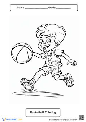 Basketball Coloring