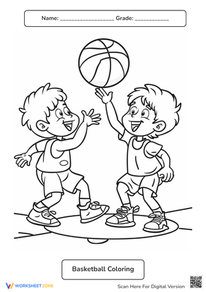 Basketball Coloring