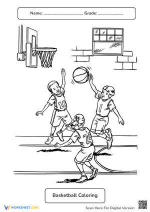Basketball Coloring