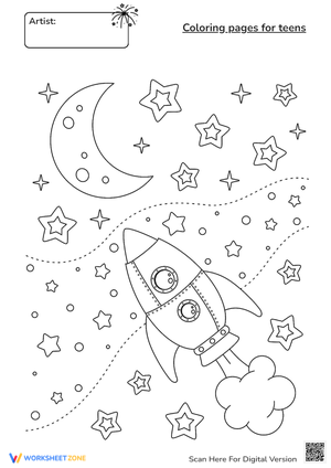 Coloring Pages for Teens