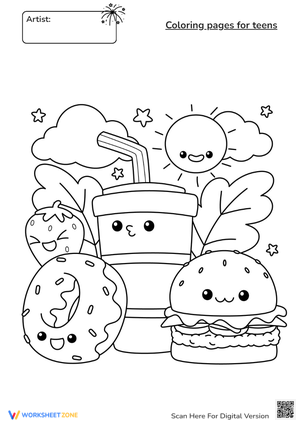 Coloring Pages for Teens
